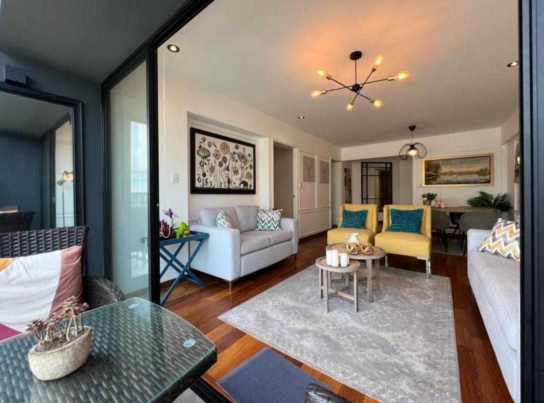 Exclusivo Y Moderno Depa En Miraflores Vista Al Mar Y A La Ciudad Amoblado Apartments Lima Zewnętrze zdjęcie