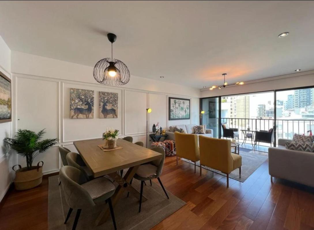 Exclusivo Y Moderno Depa En Miraflores Vista Al Mar Y A La Ciudad Amoblado Apartments Lima Zewnętrze zdjęcie