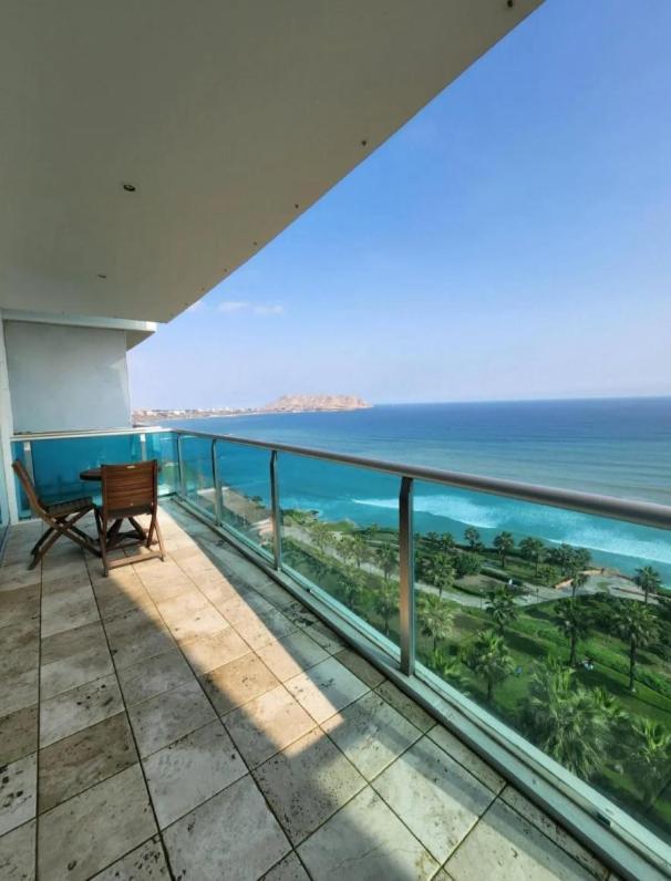 Exclusivo Y Moderno Depa En Miraflores Vista Al Mar Y A La Ciudad Amoblado Apartments Lima Zewnętrze zdjęcie